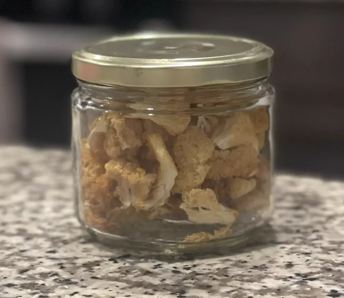 Dehydrating Lion's Mane Mushrooms