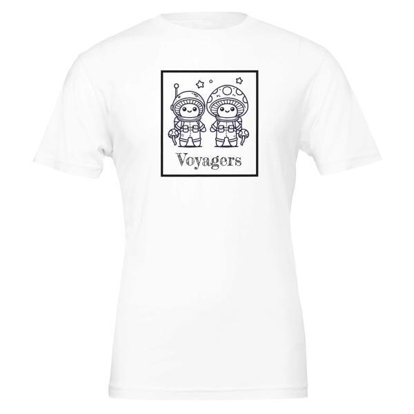 voyagers white mushroom shirt